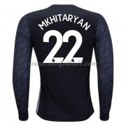 Billige Fotballdrakter Manchester United 2017-18 Henrikh Mkhitaryan 22 Bortedrakt Langermet..